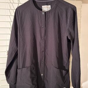 Sketcher's scrub jacket, long-sleeve, women's, black
